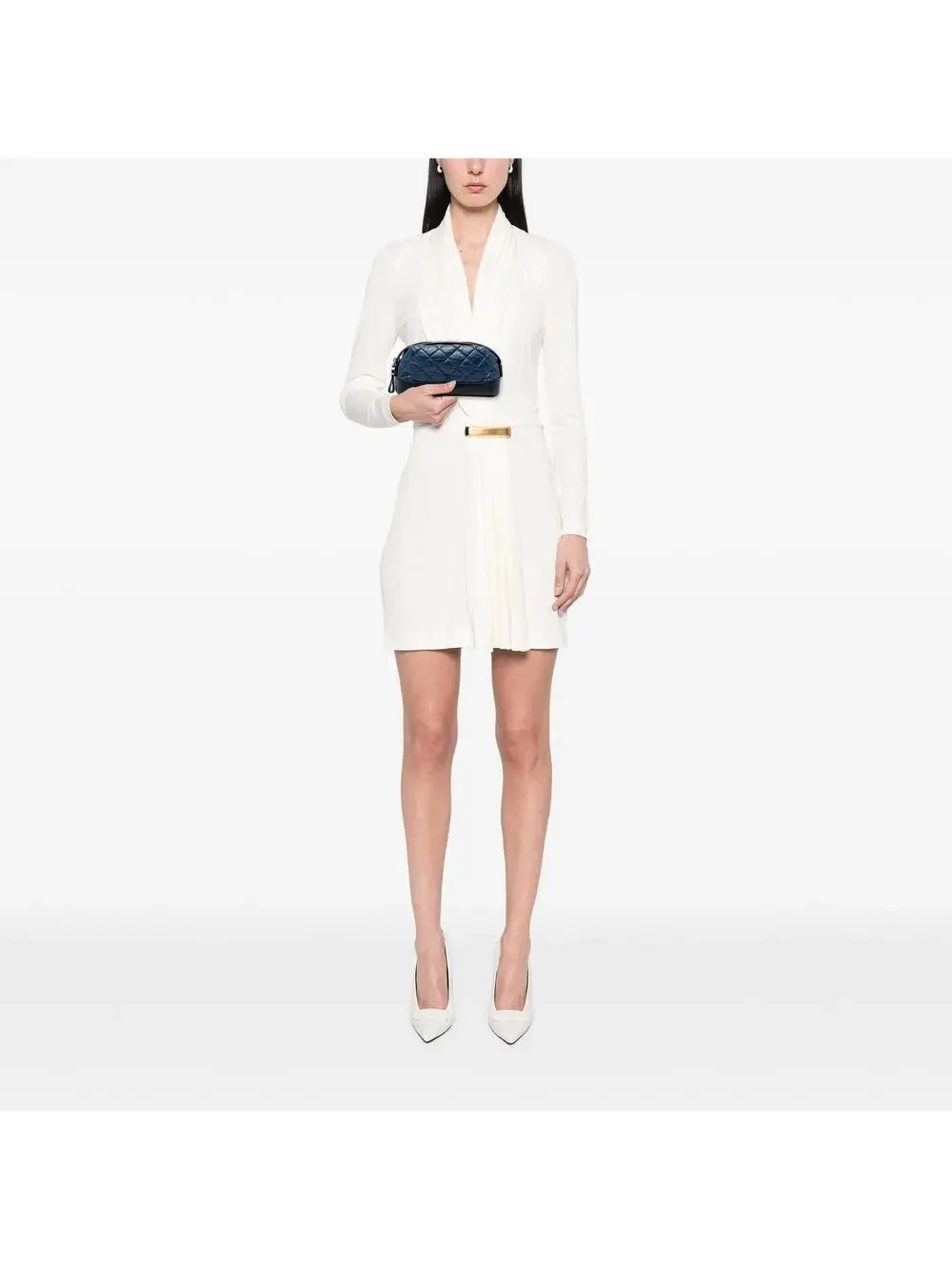 Chanel Bicolor Quilted Aged Calfskin #325602C84B
